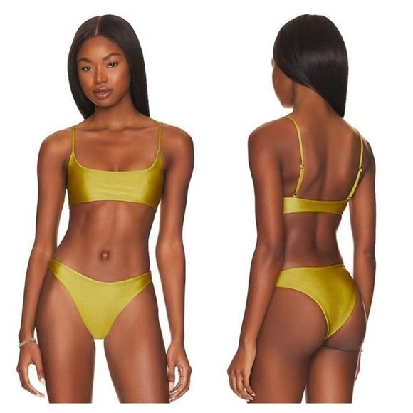 Lovers and Friends On Your Side Top and Bottom - Chartreuse